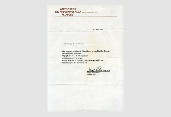 Tilkynning um skólavist í MHÍ