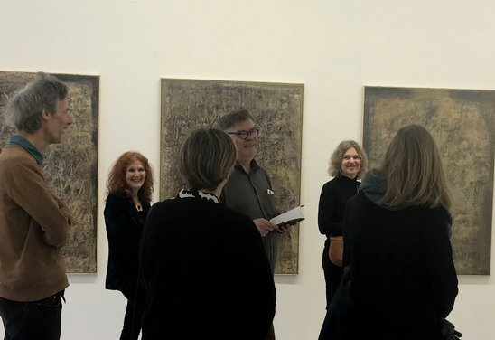 Vernissage, poetry reading