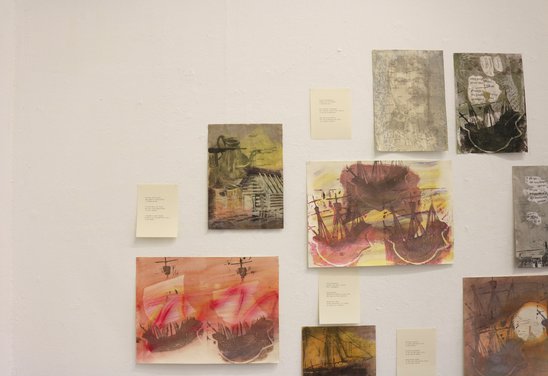 closer view of Kristbergur´s works