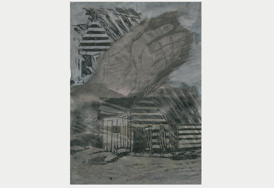 Án titils. Untitled. Mixed media on paper.