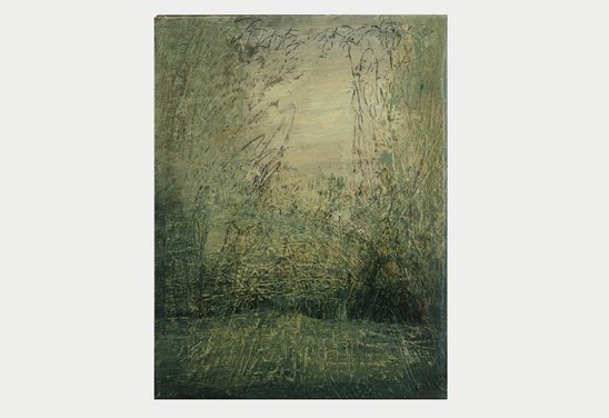 Garðurinn og tíminn 13. Oil on canvas 40 x 30 cm. 2023. Private collection.