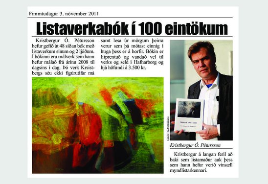 Málverk 2008 - 2011 útgefin