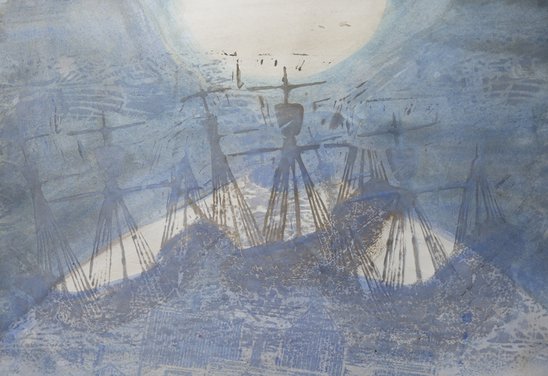 Án titils Untitled. Mixed media on paper