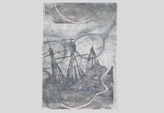 Untitled. Mixed media on paper.