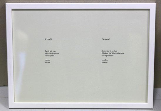 Á sandi / In sand