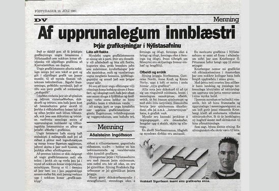 Nýlistasafnið 1987