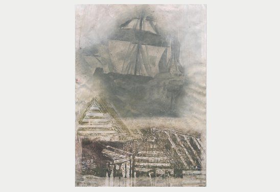 Án titils. Untitled. Mixed media on paper.