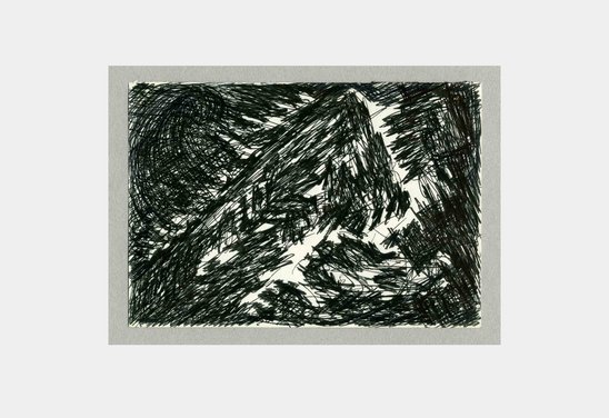 Untitled. Pen sketch 10,5 x 14,8 cm. 1988