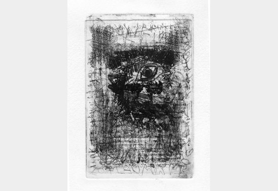 Untitled. Drypoint & etching 15 x 10 cm. 2021