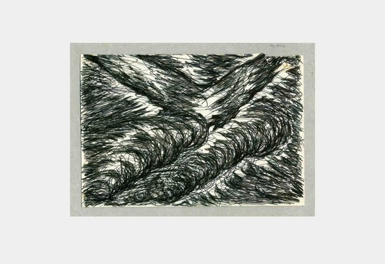 Untitled. Pen sketch 10,5 x 14,8 cm. 1988