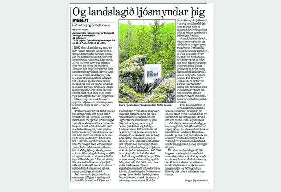 Hin blíðu hraun, krítík